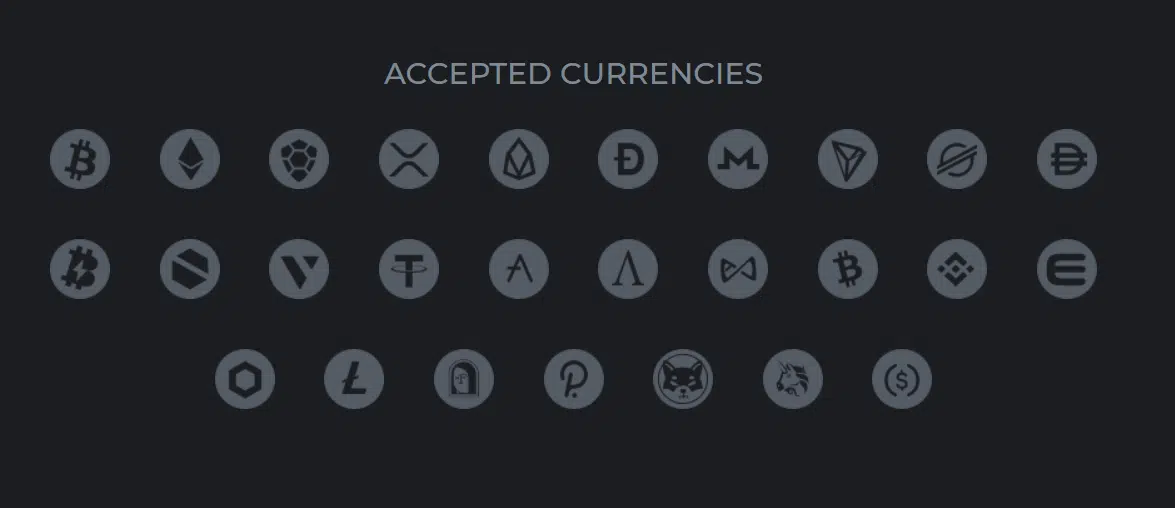 bc.game accepted cryptocurrencies