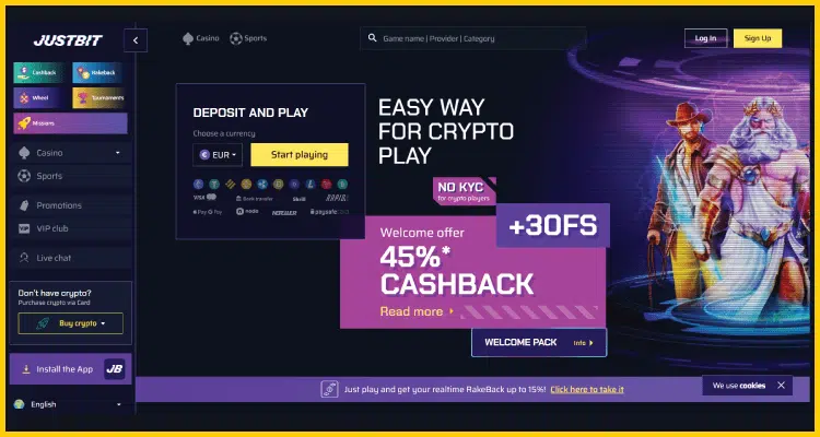 Justbit - The Safest Online Bitcoin Casino Site