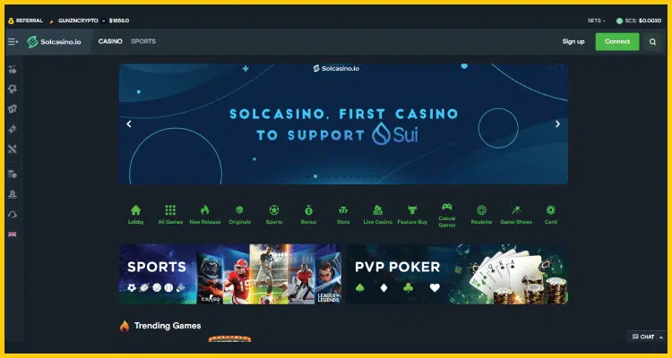 Sol Casino - Best Online Crypto Casino on Solana Network