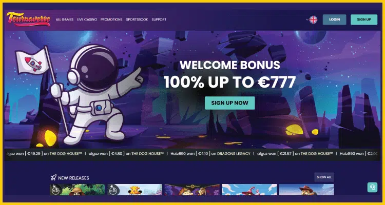 Tournaverse Casino - Best Online Gambling Platform
