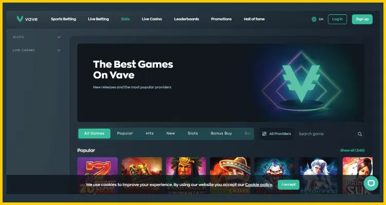 Vave - Online Crypto Casino Games, Slots, Bonuses and more