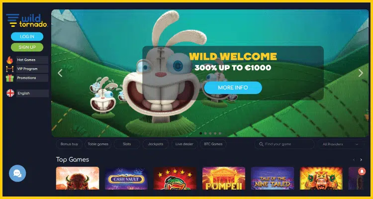 Wild Tornado Casino - Best Online Cryptocurrency Casino